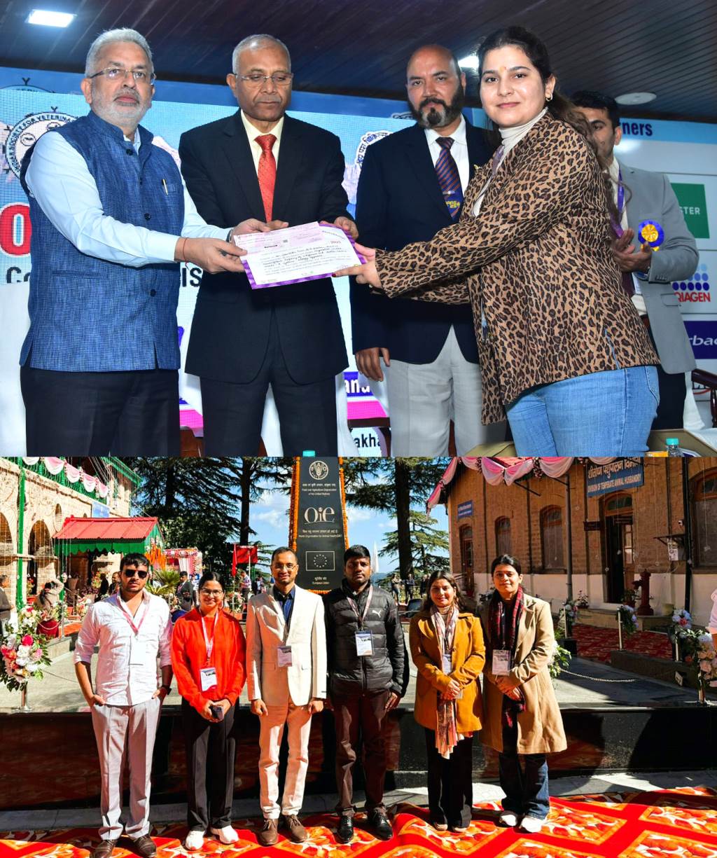 Vet Varsity brings Laurels at the International Conference
